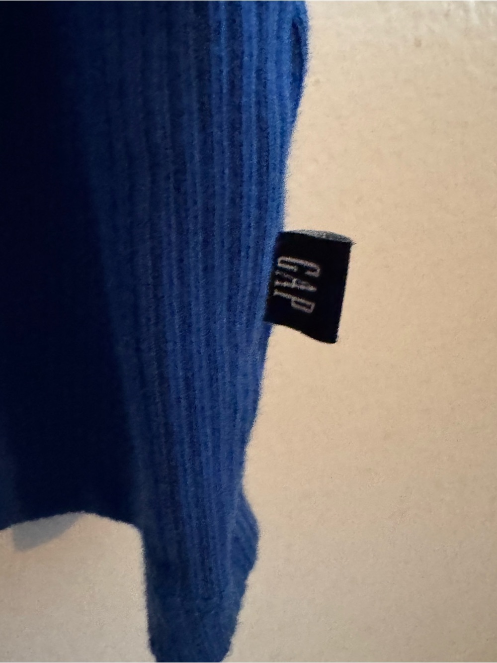 GAP Royal Blue Ribbed Tank Top - Picture 4 of 4